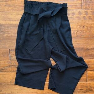 Madewell High waist Tie-Waist Huston Pull-On Crop Pants, Small